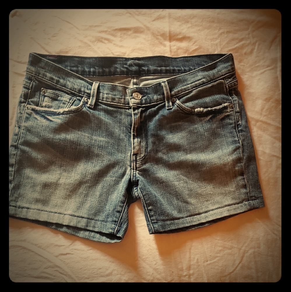 7 for all mankind Denim Shorts